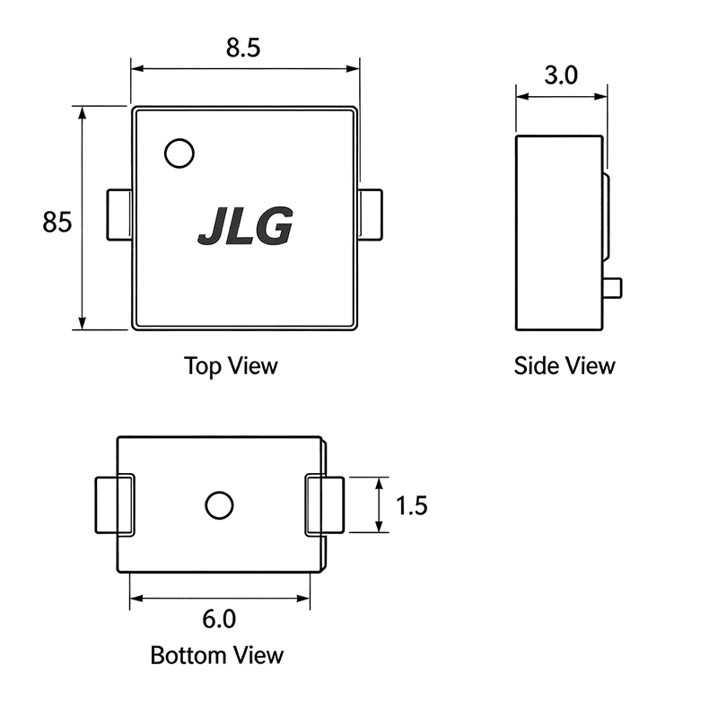 Dimensions drawing